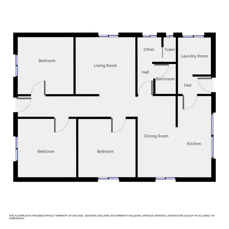 Floorplan of Homely rural property listing, 67 Spring Street, Mortlake VIC 3272
