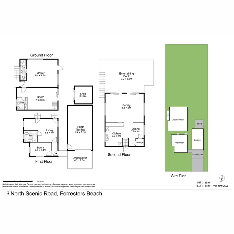 Floorplan of Homely house listing, 3 North Scenic Road, Forresters Beach NSW 2260