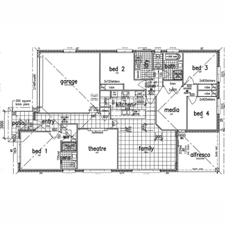 Floorplan of Homely house listing, 63 Champagne Drive, Dubbo NSW 2830