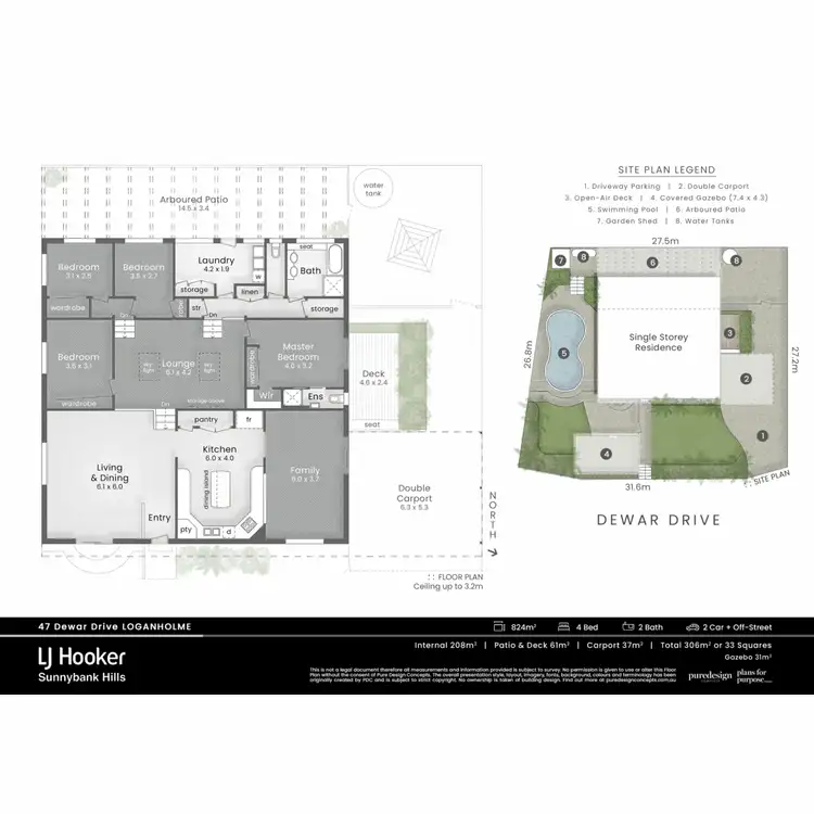 Floorplan of Homely house listing, 47 Dewar Drive, Loganholme QLD 4129