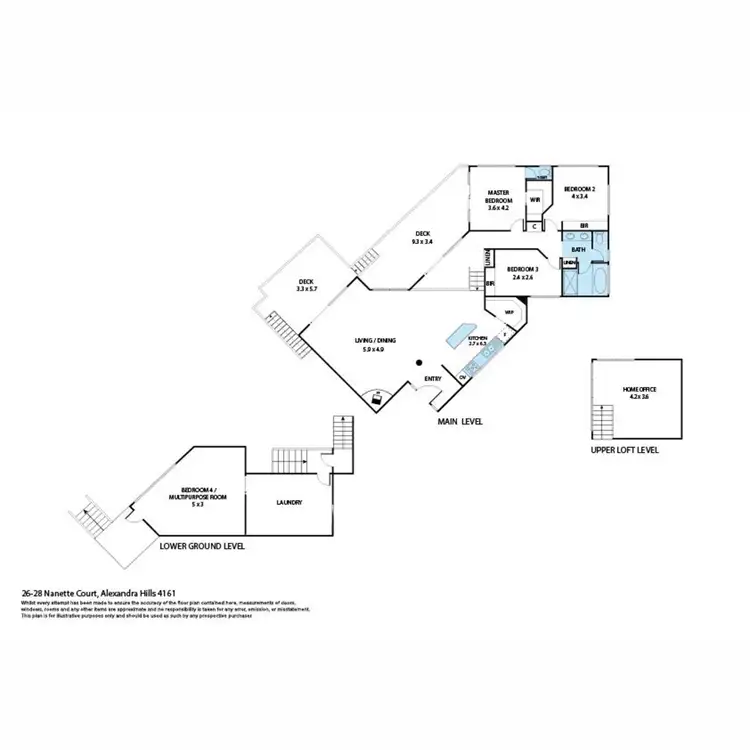 Floorplan of Homely rural property listing, 26-28 Nanette Court, Alexandra Hills QLD 4161