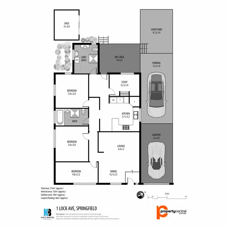 Floorplan of Homely house listing, 1 Lock Avenue, Springfield NSW 2250