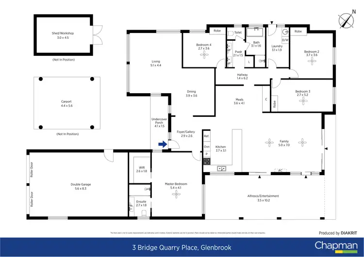 Floorplan of Homely house listing, 3 Bridge Quarry Place, Glenbrook NSW 2773