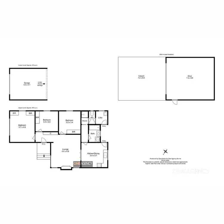 Floorplan of Homely house listing, 16 Old Surrey Road, Emu Heights TAS 7320