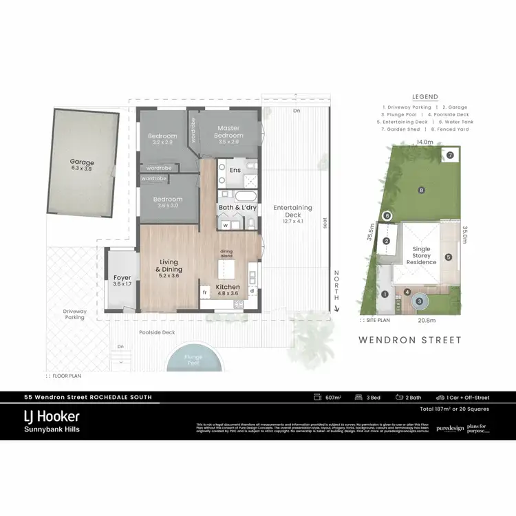 Floorplan of Homely house listing, 55 Wendron Street, Rochedale South QLD 4123