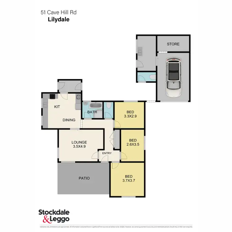 Floorplan of Homely house listing, 51 Cave Hill Road, Lilydale VIC 3140