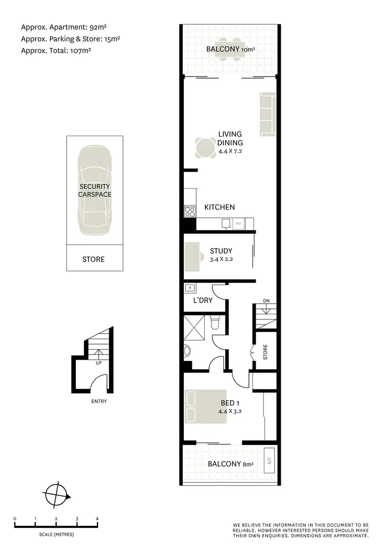 Floorplan of Homely apartment listing, 205/1 McKinnon Avenue, Five Dock NSW 2046