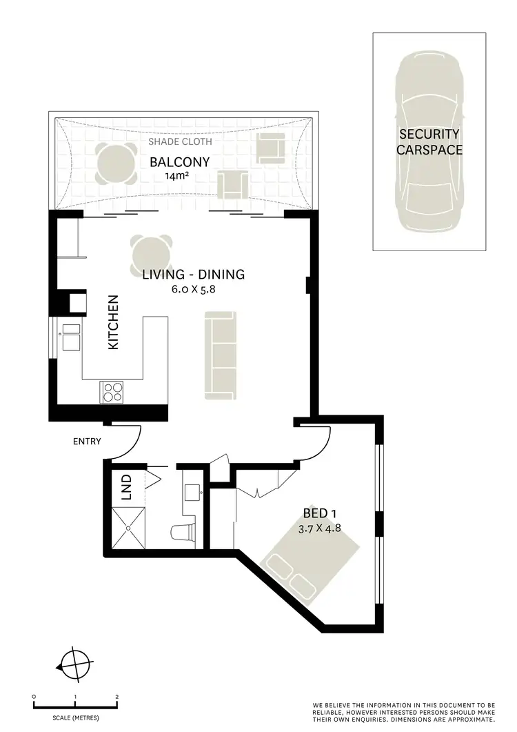 Floorplan of Homely apartment listing, 24/52-54 Kings Cross Road, Rushcutters Bay NSW 2011