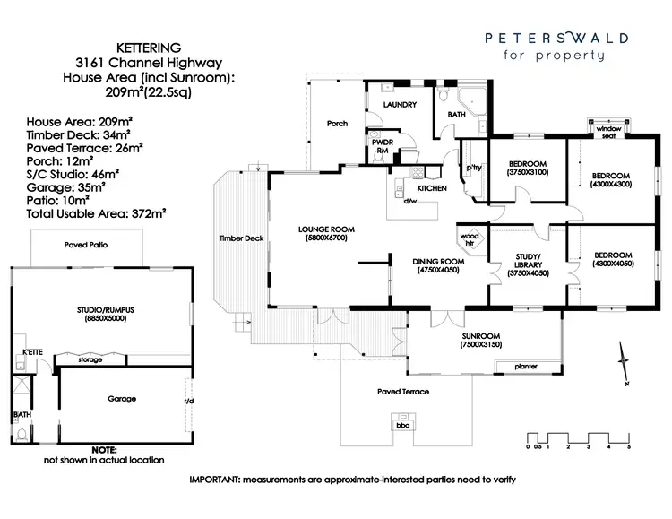 Floorplan of Homely house listing, 3161 Channel Highway, Kettering TAS 7155