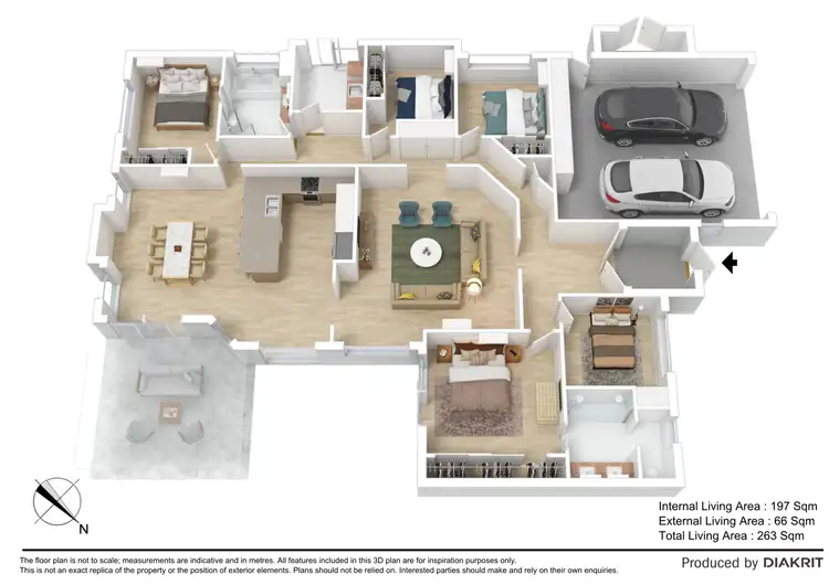 Floorplan of Homely house listing, 3 Delaware Drive, Sippy Downs QLD 4556