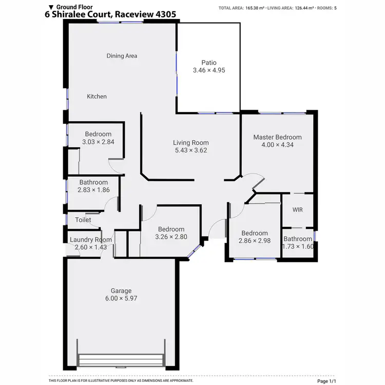 Floorplan of Homely house listing, 6 Shiralee Court, Raceview QLD 4305