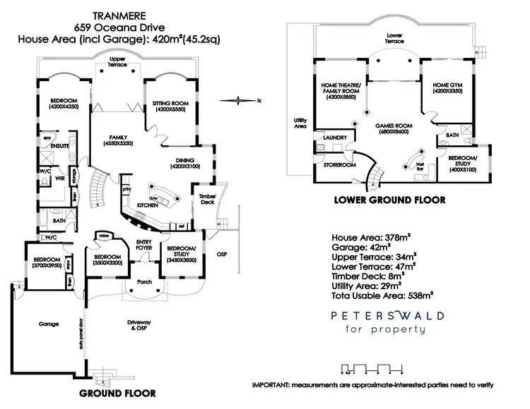 Floorplan of Homely house listing, 659 Oceana Drive, Tranmere TAS 7018