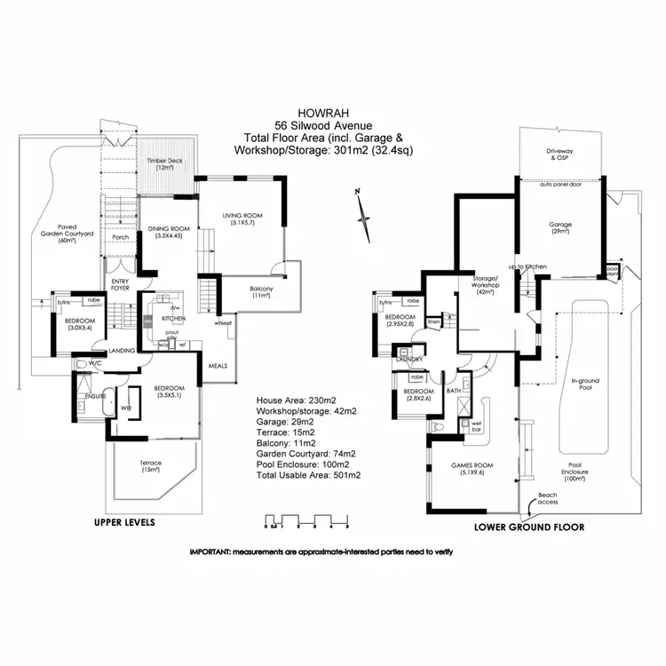 Floorplan of Homely house listing, 56 Silwood Avenue, Howrah TAS 7018