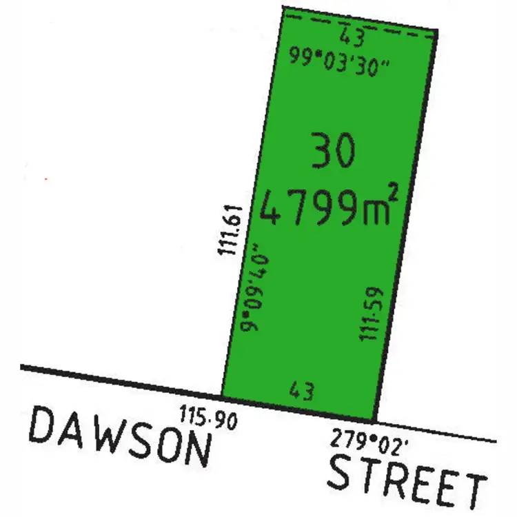 Floorplan of Homely land listing, 161-163 Dawson Street, Sale VIC 3850