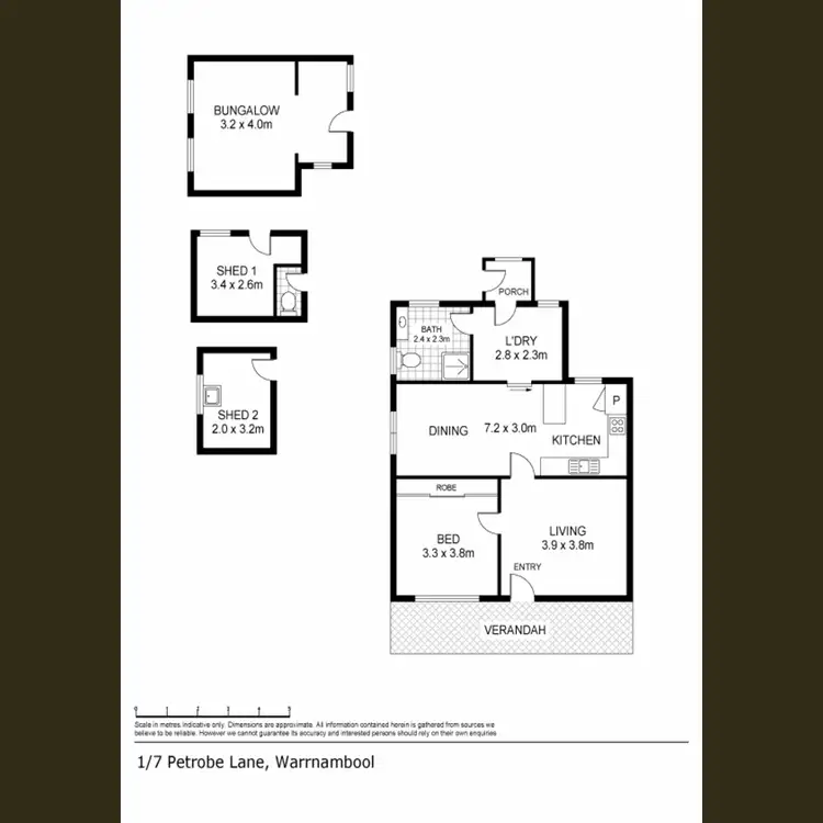 Floorplan of Homely house listing, 1/7 Pertobe Lane, Warrnambool VIC 3280