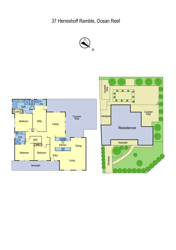 Floorplan of Homely house listing, 37 Herreshoff Ramble, Ocean Reef WA 6027