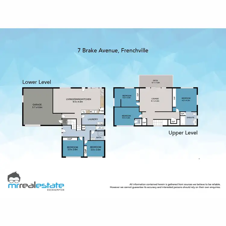 Floorplan of Homely house listing, 7 Brake Avenue, Frenchville QLD 4701