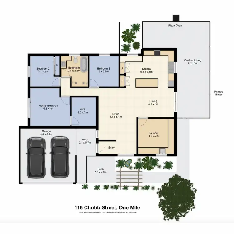 Floorplan of Homely house listing, 116 Chubb Street, One Mile QLD 4305