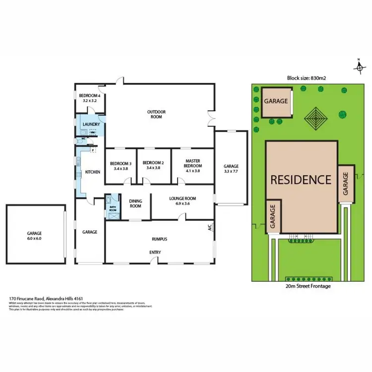 Floorplan of Homely house listing, 170 Finucane Road, Alexandra Hills QLD 4161