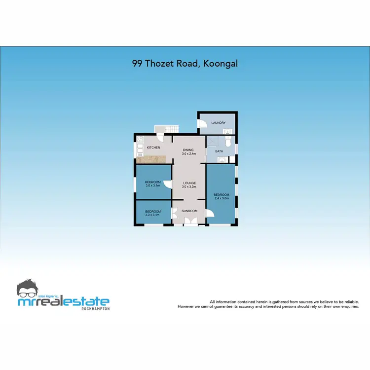 Floorplan of Homely house listing, 99 Thozet Road, Koongal QLD 4701