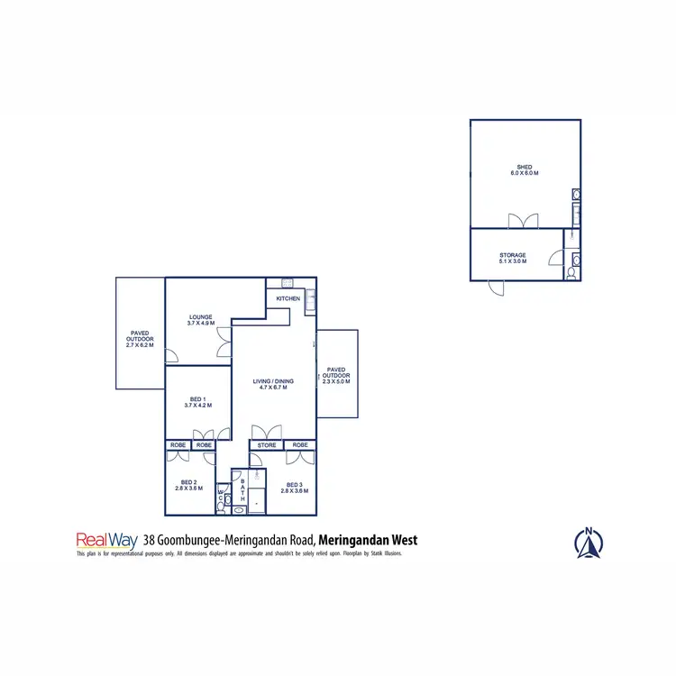 Floorplan of Homely house listing, 38 Goombungee Meringandan Road, Meringandan West QLD 4352