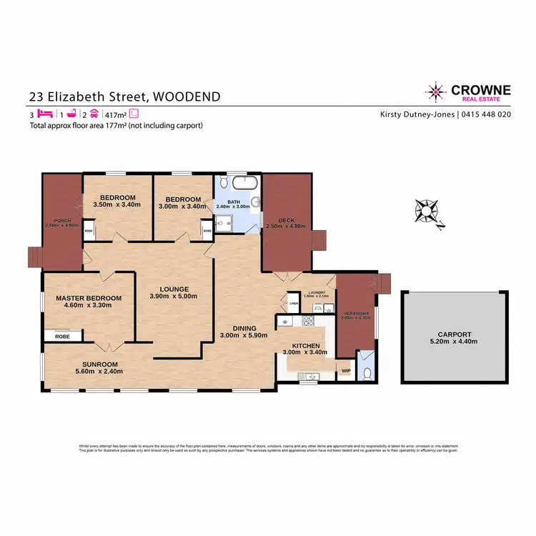 Floorplan of Homely house listing, 23 Elizabeth Street, Woodend QLD 4305