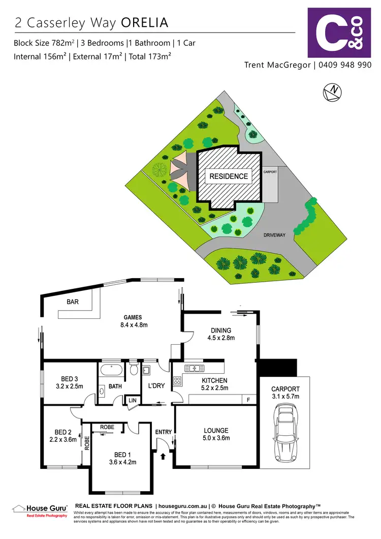 Floorplan of Homely house listing, 2 Casserley Way, Orelia WA 6167