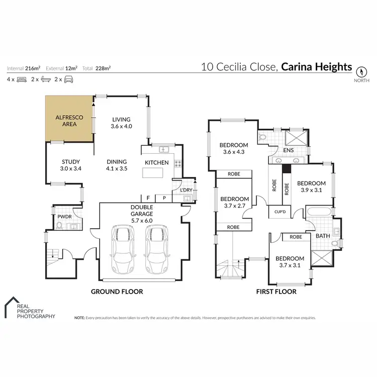 Floorplan of Homely house listing, 10 Cecilia Close, Carina Heights QLD 4152