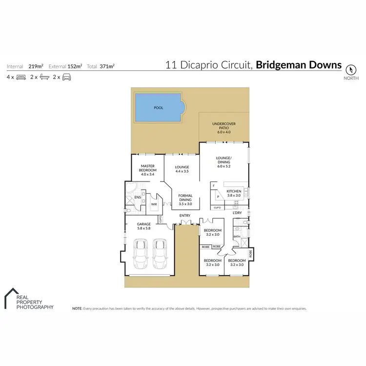 Floorplan of Homely house listing, 11 Dicaprio Circuit, Bridgeman Downs QLD 4035