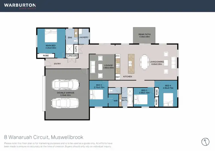 Floorplan of Homely house listing, 8 Wanaruah Circuit, Muswellbrook NSW 2333
