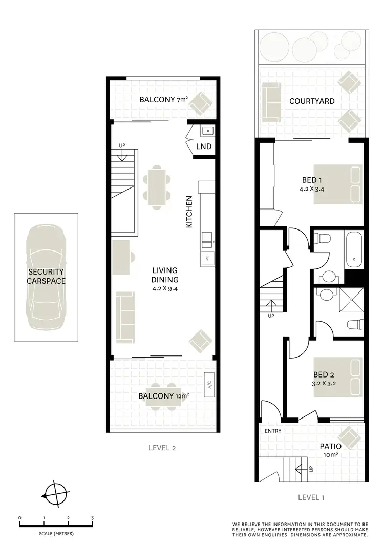 Floorplan of Homely townhouse listing, 201/169 Phillip Street, Waterloo NSW 2017