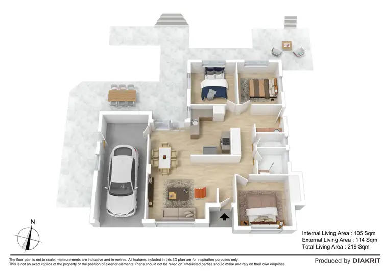 Floorplan of Homely house listing, 15 Fedrick Street, Boronia Heights QLD 4124
