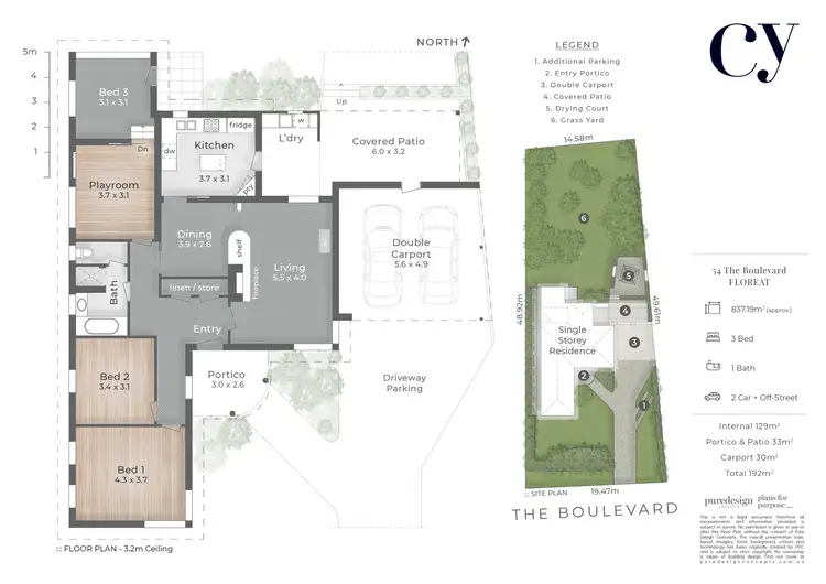 Floorplan of Homely house listing, 54 The Boulevard, Floreat WA 6014