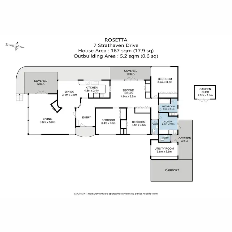 Floorplan of Homely house listing, 7 Strathaven Drive, Rosetta TAS 7010