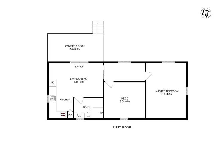 Floorplan of Homely house listing, 12 Ledsam Street, Telarah NSW 2320