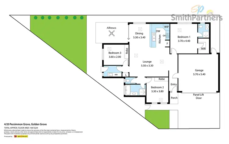 Floorplan of Homely house listing, 4/20 Persimmon Grove, Golden Grove SA 5125