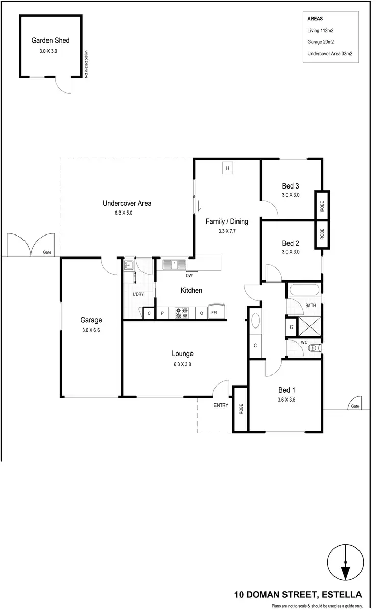Floorplan of Homely house listing, 10 Doman Street, Estella NSW 2650