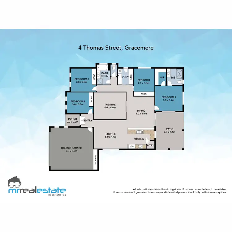 Floorplan of Homely house listing, 4 Thomas Street, Gracemere QLD 4702