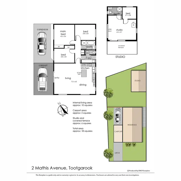 Floorplan of Homely house listing, 2 Mathis Avenue, Tootgarook VIC 3941
