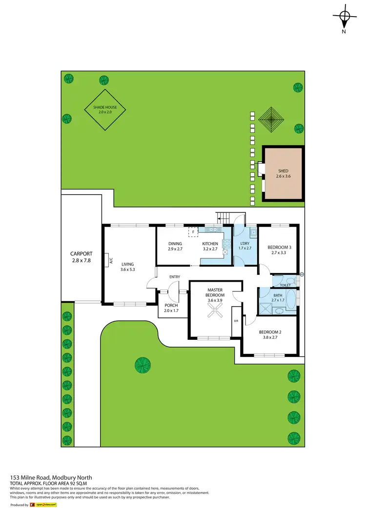 Floorplan of Homely house listing, 153 Milne Road, Modbury North SA 5092