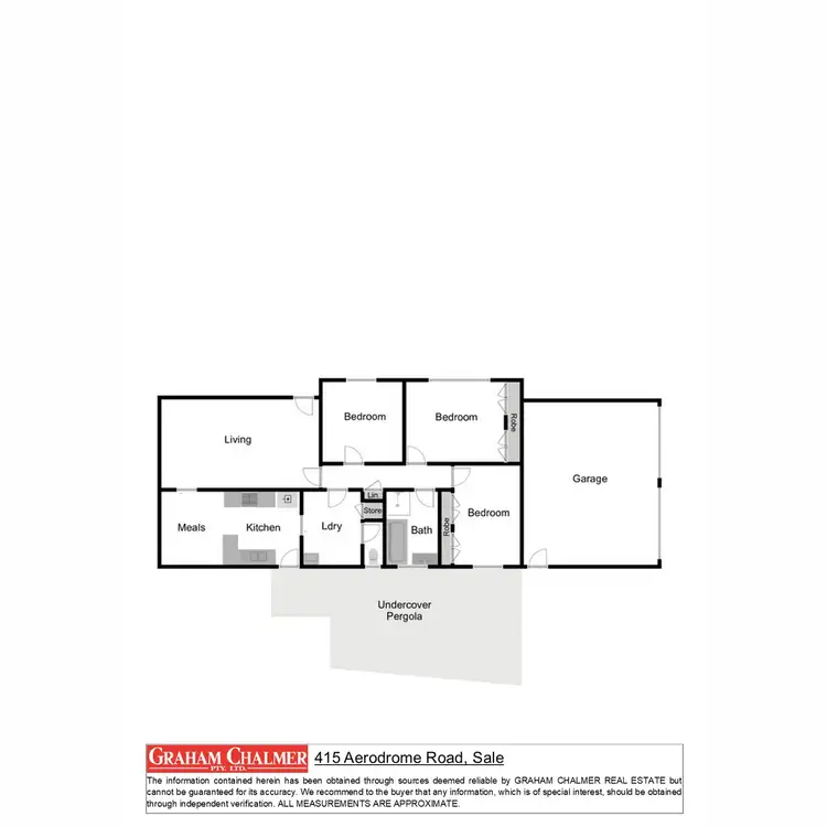 Floorplan of Homely house listing, 415 Aerodrome Road, Sale VIC 3850