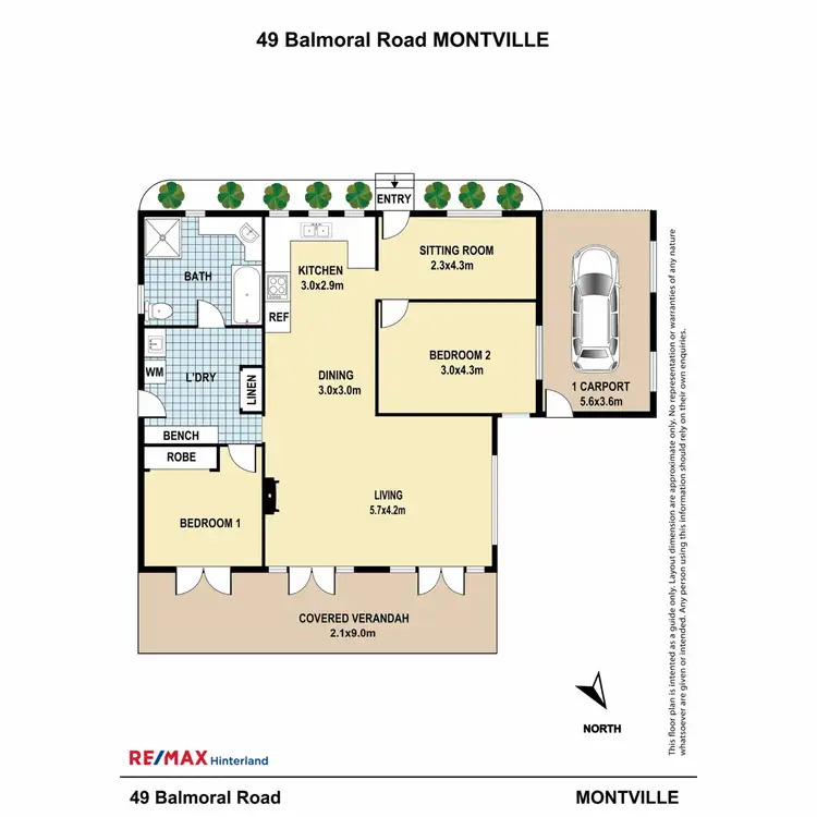 Floorplan of Homely house listing, 49 Balmoral Road, Montville QLD 4560