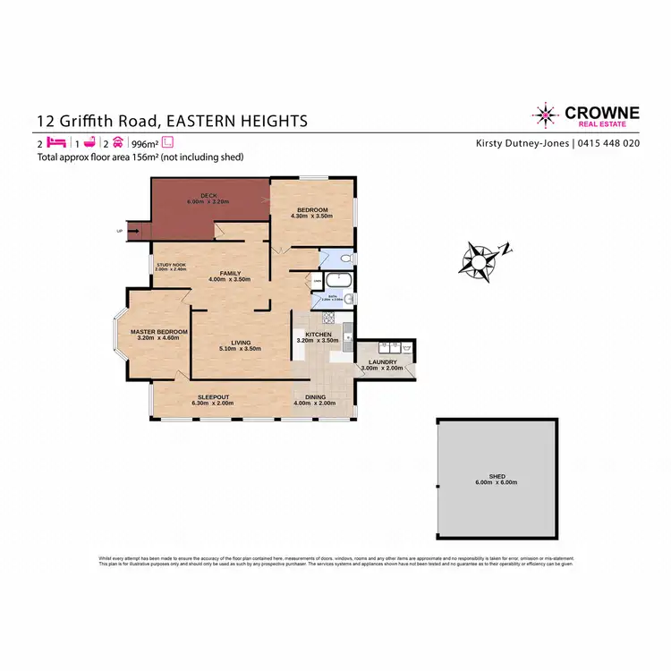 Floorplan of Homely house listing, 12 Griffith Road, Eastern Heights QLD 4305