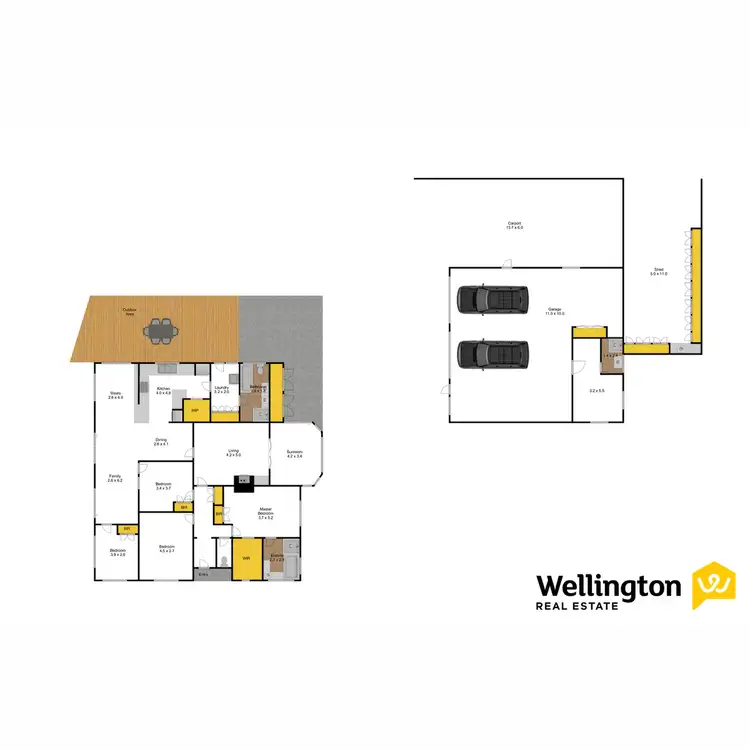 Floorplan of Homely rural property listing, 327 Dawson Street, Sale VIC 3850