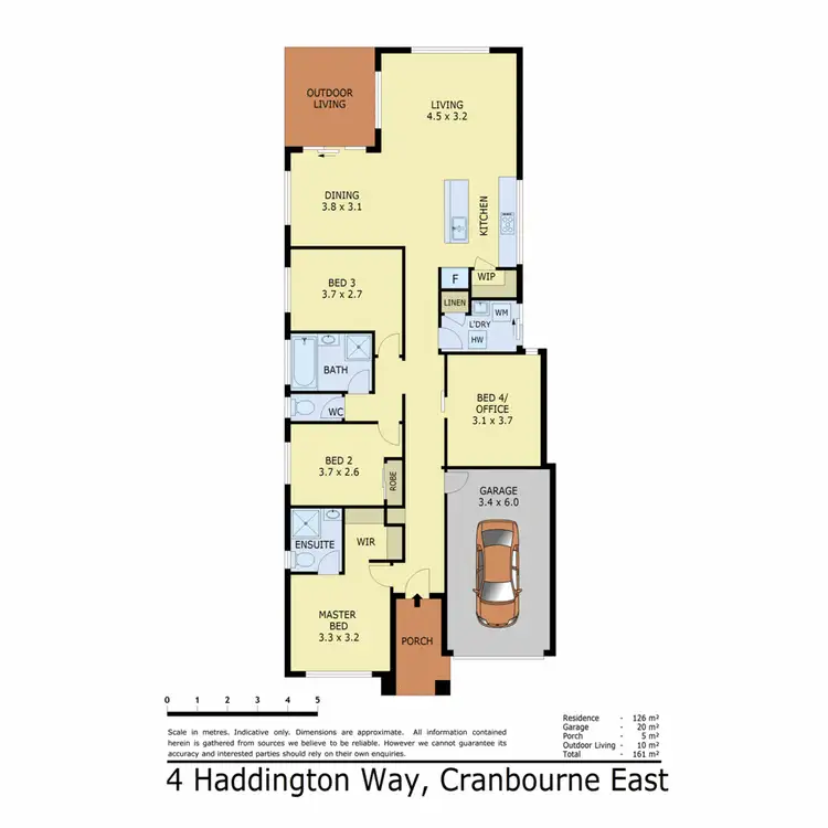 Floorplan of Homely house listing, Address available on request