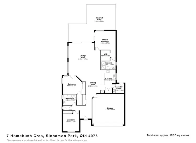 Floorplan of Homely house listing, 7 Homebush Crescent, Sinnamon Park QLD 4073