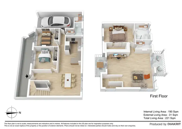 Floorplan of Homely townhouse listing, 5/27 Roche Avenue, Bowen Hills QLD 4006