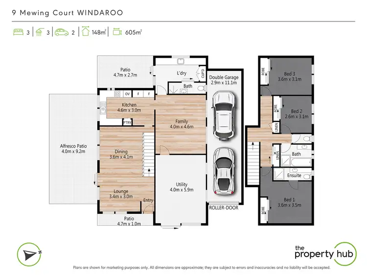 Floorplan of Homely house listing, 9 Mewing Court, Windaroo QLD 4207