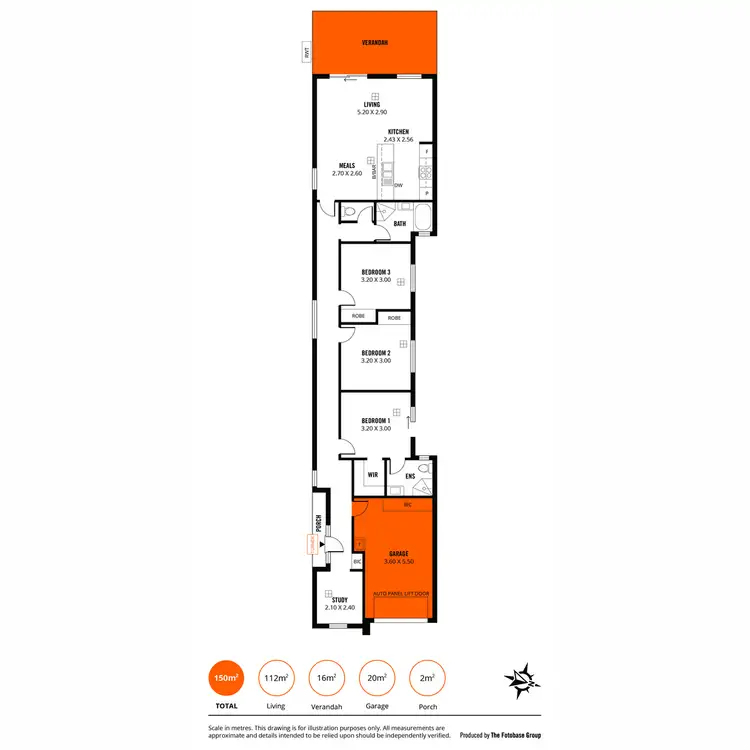 Floorplan of Homely house listing, 70 Foster Row, Ingle Farm SA 5098