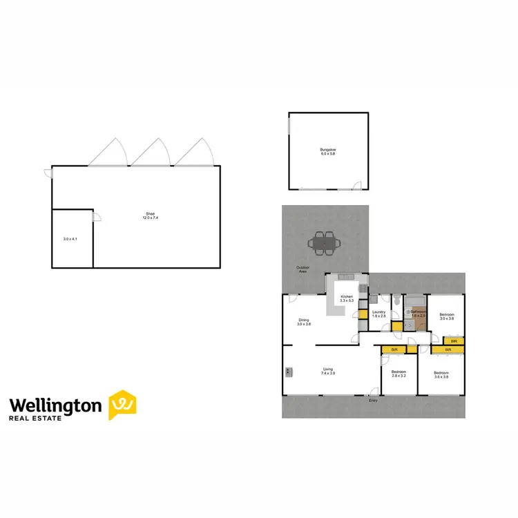Floorplan of Homely rural property listing, 322 Three Chain Road, Maffra VIC 3860